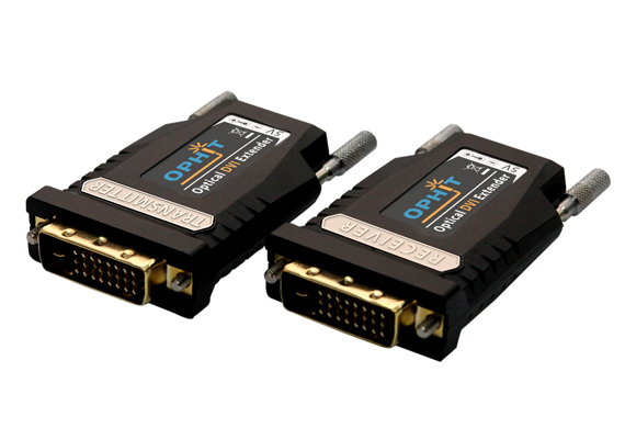 DKHC Mini 4K DVI Fiber Extender 1LC dvi Fiber Module Single Mode Single Core 1080P Optical Transceiver
